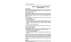WSO - Production Planning Optimization System - Brochure