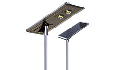 EShine - Model ELS-70 - 70w All In One Solar Street LED Light