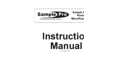 Sample Pro 3/4 Inch Portable MicroPurge Pump - Instruction Manual