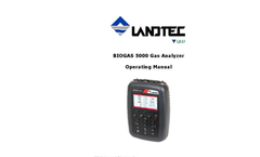 Landtec - Model BIOGAS 5000 - Portable Biogas Analyzer - Operating Manual