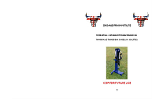 Oxdale - Model TM400 - Tractor Mounted Log Splitter Brochure