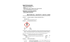 MSDS Apple Environmental Meth Remover Part 1