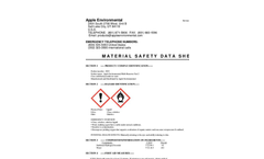 MSDS Apple Environmental Meth Remover Part 2