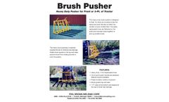 Heavy Duty Brush Pusher - Brochure