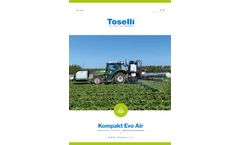 Toselli - Model Kompakt Evo Air - Mounted Sprayer -  Brochure