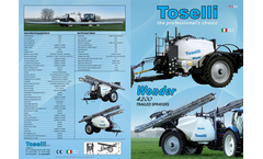 Toselli - Model Next 1500 B7P - Trailed Sprayer  -  Brochure