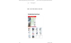 Teco - Portable Stack Grain Dryer - Brochure