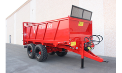 Vaschieri - Model P70-120 - 2-Axle Rear Manure Spreader