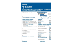 8th Annual Outage Management For Power Plants Brochure (PDF 956 KB)