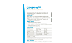 GROPhos - Fertilisers Datasheet