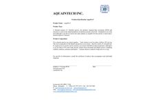 Aquaintech Aquapro - Model F - Direct Fed Microbial - Technical Data Sheet