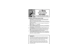 AgraTronix - Model HT-PRO - Probe-Style Hay Moisture Tester Brochure
