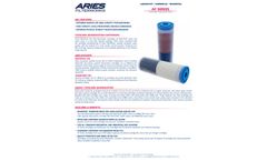 Aries Twin Bed Deionization Cartridges - Data Sheet