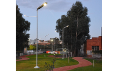 Solar-Powered LED Lights for Shared Pathways