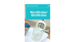 Microfiltration/Ultrafiltration Products & Services Overview - Brochure