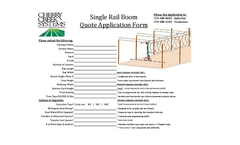 Single Rail Boom Brochure