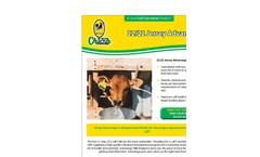 Jersey Advantage - Milk Replacer Brochure