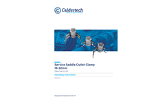 Caldervale - Model 16-32mm - Service Saddle Outlet Clamp Kit Brochure