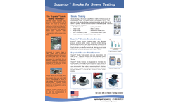 Superior - Smoke for Sewer Testing - Brochure