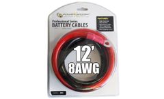 PowerBright - 8 Gauge 12 Ft Battery Cables
