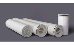 Model Max A - Pall Ultipleat High Flow Water Filter Cartridge Replacement