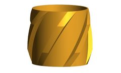 Crimson - Aluminium Spiral Blade Solid Rigid Centralizer