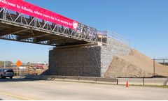 TerraTrel - Wire Mesh Facing Retaining Walls