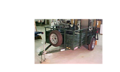Single Axle Landscape Trailer