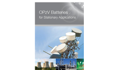 Model OPzV - Batteries- Brochure