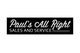 Paul`s All Right Sales and Service
