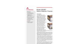 Model 2003BT - Silicon Detector Preamplifier Brochure