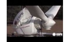 ESPE`s 60 kW FX Series Wind Turbine Generator Installation Video