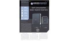 IMEON - Self Consumption Solar Hybrid Inverters - Datasheet