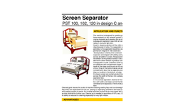 Prokop - Model Type ST - Screen Separator - Brochure