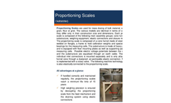 Model DW - Proportioning Scales Brochure