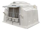 Supreme Buddy Hutch - For Paired Calf Housing