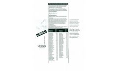 VOSS SingleSample - High Capacity, Disposable Groundwater Filter Capsule - Brochure