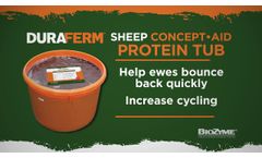 DuraFerm Sheep Concept Aid?? Protein Tub - Video