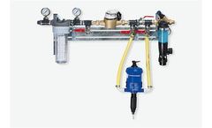 Water Connection Unit and Medicator for Poultry Houses