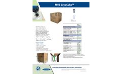 MVE - Model CryoCube - One Way Shipper - Brochure