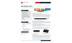 Federal Signal MicroPulse - Police and Fire Ultra Warning Lights - Datasheet