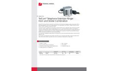 Federal Signal TELC TelCom - Telephone Extension Horn and Strobe Ringer Device - Manual