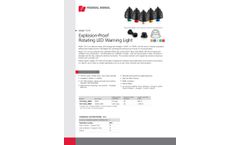 Federal Signal - Model 121X - Explosion Proof LED Rotating Light - Brochure