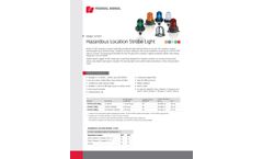 Federal Signal - Model 151XST - Hazardous Location Strobe Light - Datasheet