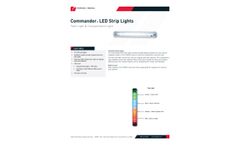 Federal Signal Commander - LED Strip Light - Datasheet