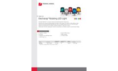 Federal Signal Electraray - Model 225 - Rotating Warning LED Light - Datasheet