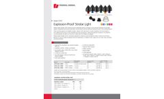Federal Signal - Model 27XST - Explosion-Proof Supervised Strobe Light - Datasheet