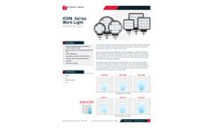 Federal Signal ICON - LED Truck Work Lights - Datasheet