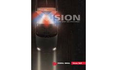 Federal Signal Vision - Model SLR - Police and Fire Light Bar - Brochure