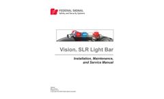 Vision SLR Light Bar - Installation, Maintenance, and Service Manual